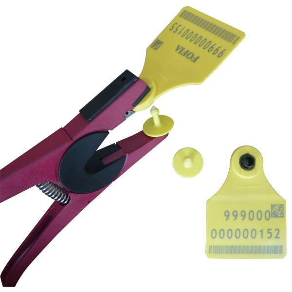 Lightweight 0.5 kg ET915 Compatible Ear Tag Applicator with 15 Digit Encoding
