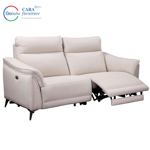 Adjustable High End Modern Three Pieces Sofa Set Furniture Recliner Living Room Leather