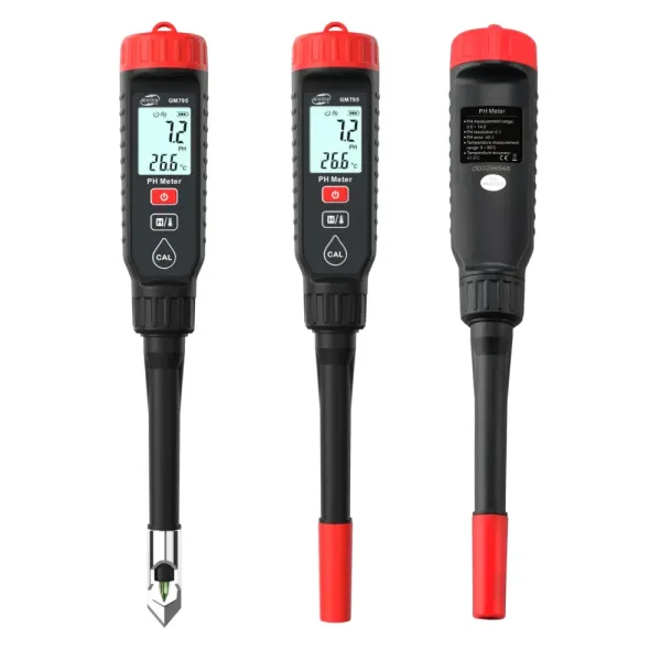 LCD Backlight Display Portable Digital PH Meter for Accurate Water Quality Testing