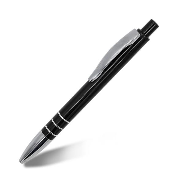 Classical Aluminum Ball Pen Smooth Writing Comfortable Holding Metal Office Pen