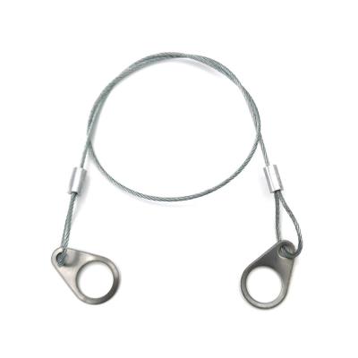 Speaker Safety Stainless Steel Cable Safety Wire Rope For Ceiling Speaker Mounted Ceiling Or On The Wall Add Security For Hanging Light Lock Camera DIY Speaker In Hall Car Bar Exibition