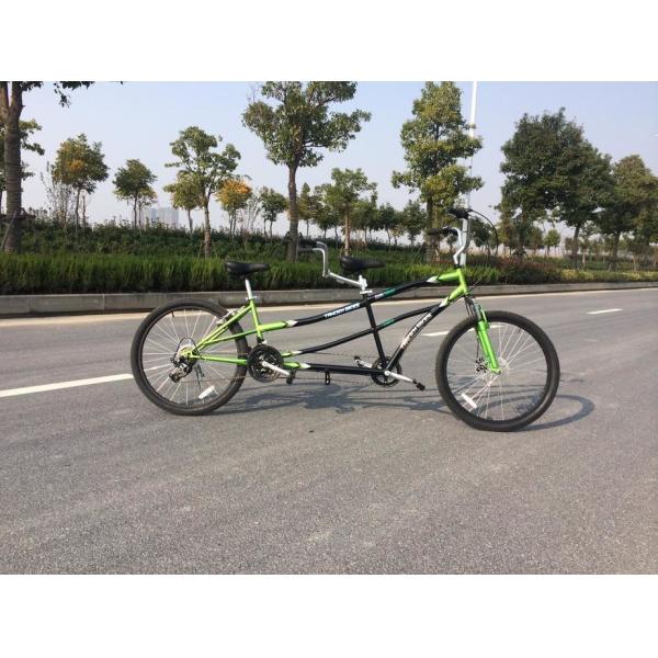 Aluminum Rim 24 Inch Double Seater Tandem Bike for Family Touring and Sightseeing