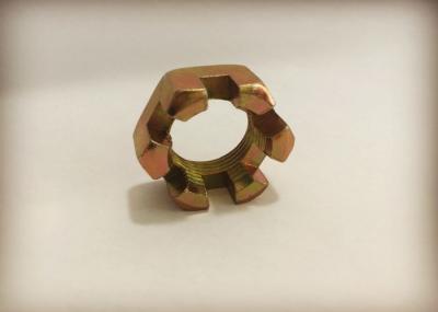 M20 X 1.5 Hexagon Slotted Nut With Metric Coarse And Fine Pitch Thread