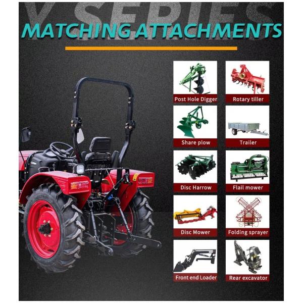Multifunction Agricolas Agricultural Farm Tractor Small 25 Hp Mini Tractor