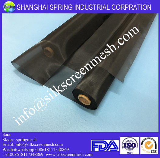 80T polyester black filter mesh/filter fabric/black woven mesh