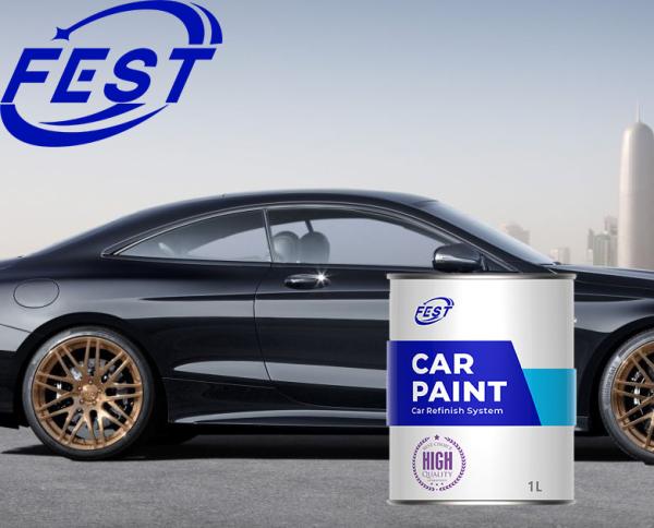 Alta performance 2k casaco automóvel carroceria reparação preto 40um