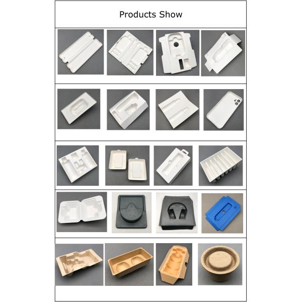 Отлитая в форму предохранение от вставки подноса внутреннего подноса бумажной массы упаковывая для упаковки электронного продукта