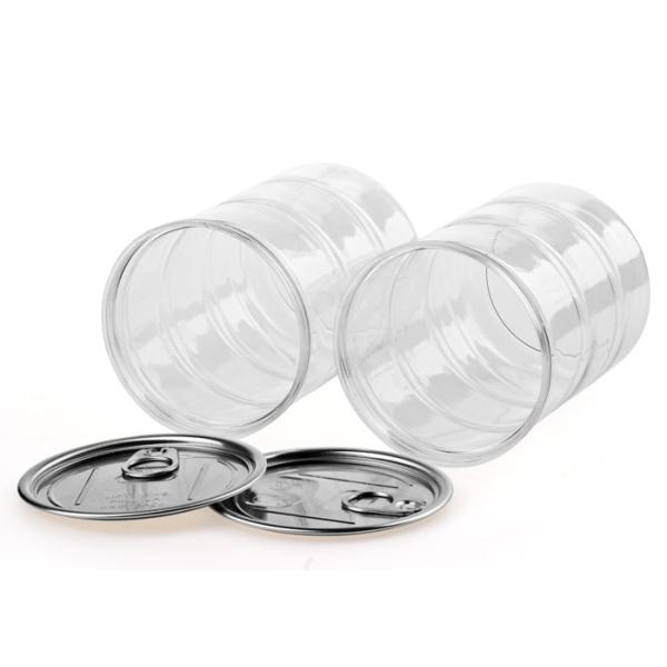 Цилиндр ЛЮБИМЧИКА качества еды пластичный ясный пластичный, алюминиевая легкая пробка открытого конца