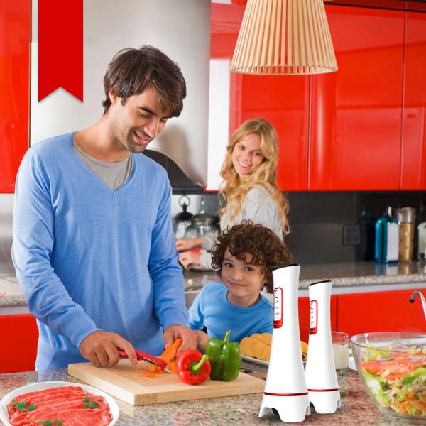 DC 8.4V Portable Safety Ultrasonic Vegetable Cleaner Waterproof Easy Operation