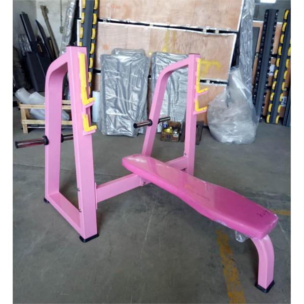 Steel Medium Loader Fitness Equipment Shoulder Chest Press with Flat Weight Bench