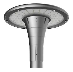 30W-60W Courtyard Lights IP66 IK09 Solar Post Top Lights Die Casting Aluminum Used for Gardens, Parks, Paths and Lanes