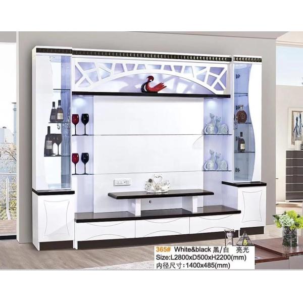 Modern European TV Cabinet Furniture Bunnings Doors Bifold Bookshelf Built Style