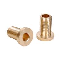 Perfuração de anodização girada CNC de bronze do suporte do absorvente da válvula dos componentes HPb62