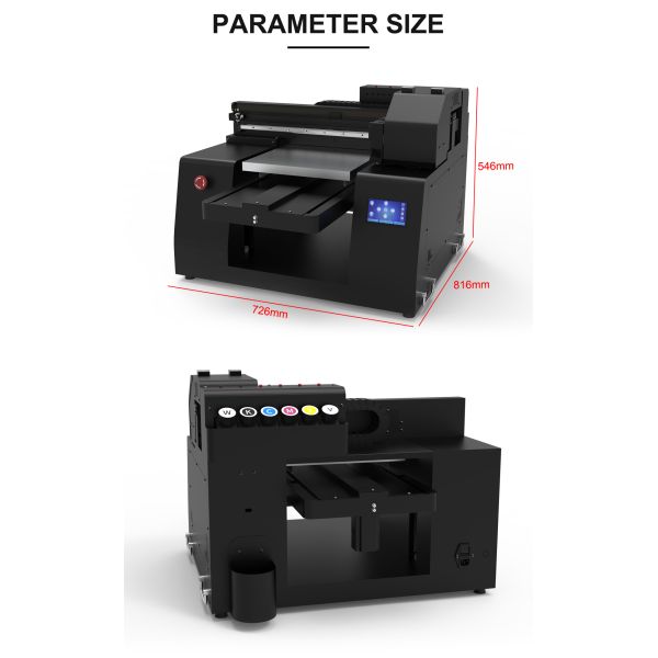 KECAI A3 Inkjet Printer 3040 Digital Printer Case Cell Phone Metal Board Ceramic Printing Shop Machine Flatbed UV Printer