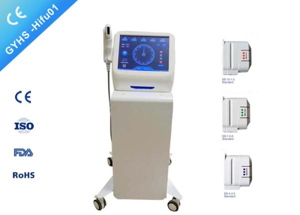 7MHz  HIFU Beauty Machine , Portable Skin Tightening Equipment 0.1 - 2.0J Energy