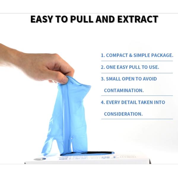 Comfortable Disposable Medical Gloves , Tear Resistant Disposable Sterile Gloves