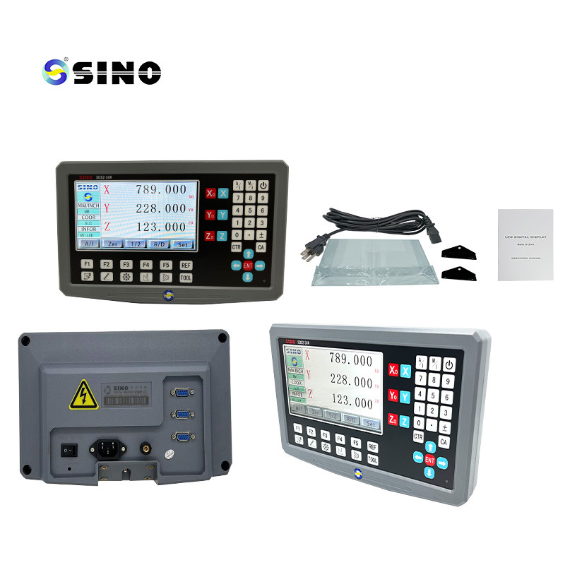 CNC Mill Lathe SINO SDS2-3VA DRO 3 оси Цифровая система отсчёта Измерительное устройство