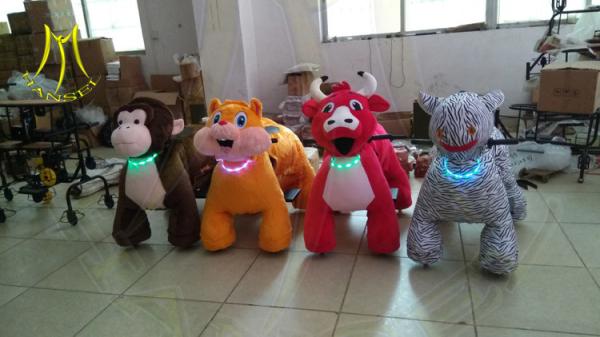 Hansel guangzhou toys factory kids ride on stuffed electric motorized animals