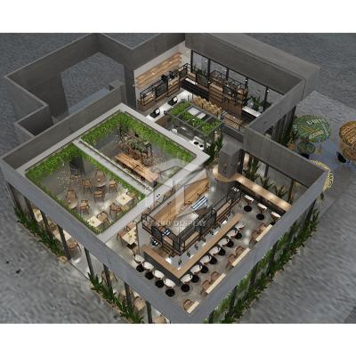 A cafetaria do ODM indica o pulverizador do MDF de 20mm pintado com alogenuro do metal