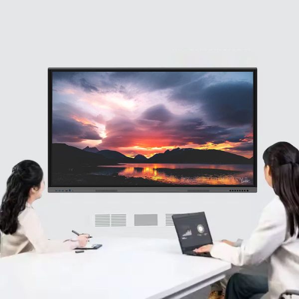 4K Screen Android Windows Smart Board Interactive Whiteboard with Smart Touch Display