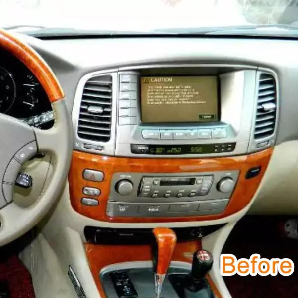 Tesla Vertical Screen Android Car Radio Multimedia 12,1 дюйма Для Toyota LC100 2002-2007 года