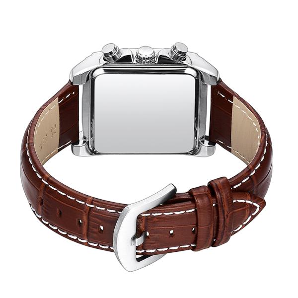 Alloy SGS 5atm Waterproof Men Quartz Watch Brass Dial