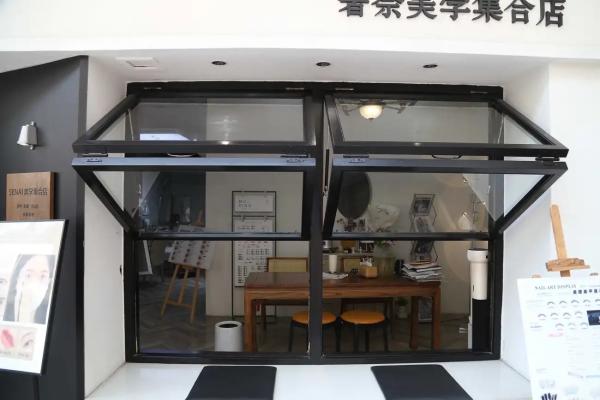 Vent Fireplace Safety Folding Window Providing Smoke Evacuation During Hearth Use