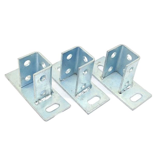 2Hole 41*82mm Strut Channel Fittings Carbon Steel SS304 SS316 Accessories customized
