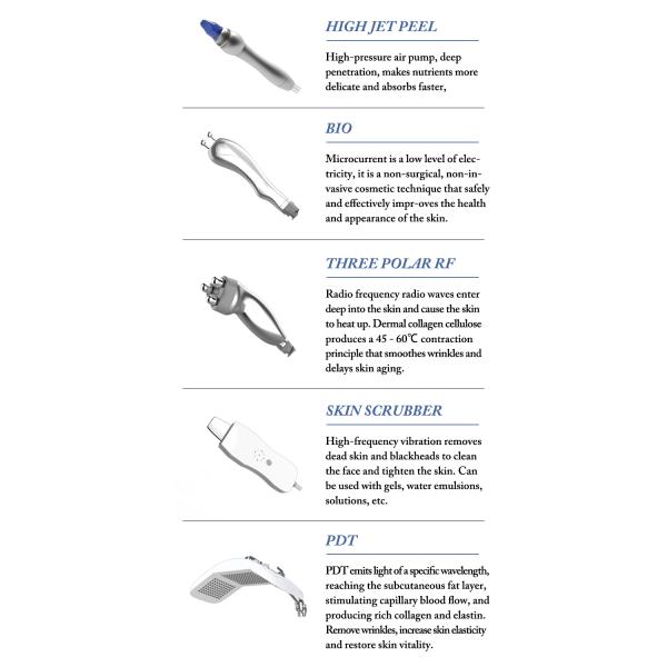 800W 240V Beauty Therapy Machine 9 In 1 Micro Dermabrasion Facial Deep Cleaning