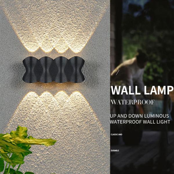 luzes impermeáveis exteriores da parede do diodo emissor de luz de 4w 6w