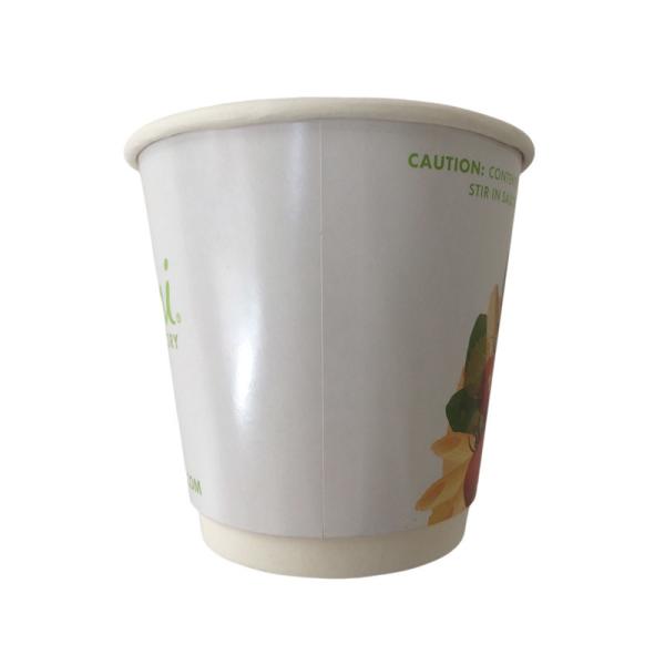Disposable Double Wall Paper Cup Heat Resistant 20 Oz Paper Cup For Hot Coffee
