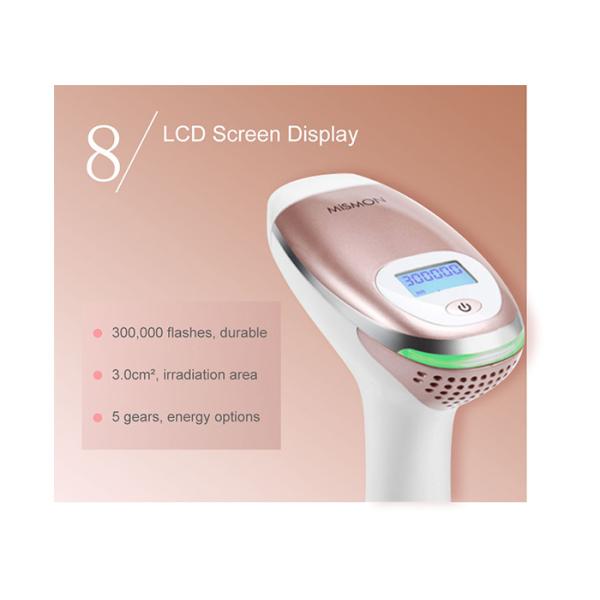 5 Energy Levels FCC AC 400nm IPL Laser Hair Removal Device