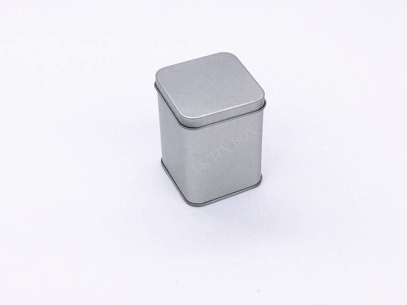 Customized Square Printed Cookie Tin box 65x65x90mm Embossing ISO9001 2008