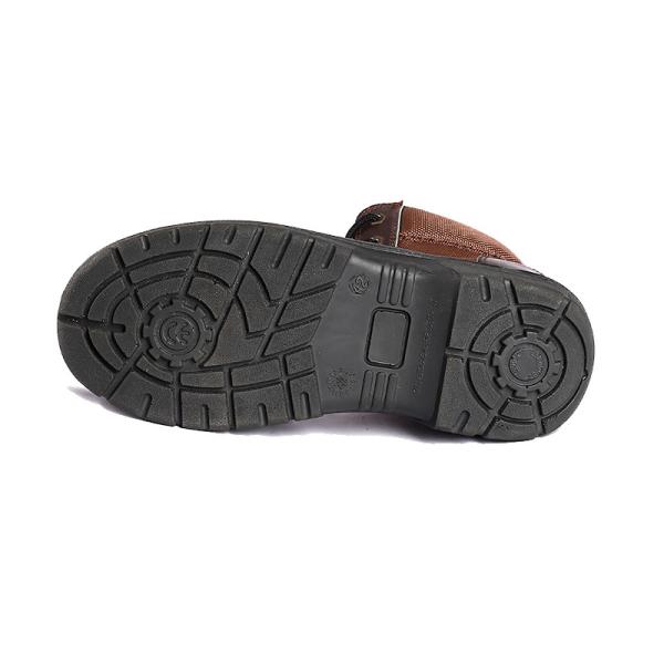 Чёрный противоскользящий водонепроницаемый Безопасное обувь Кожа стальная пальцы мужской тяжелая промышленность