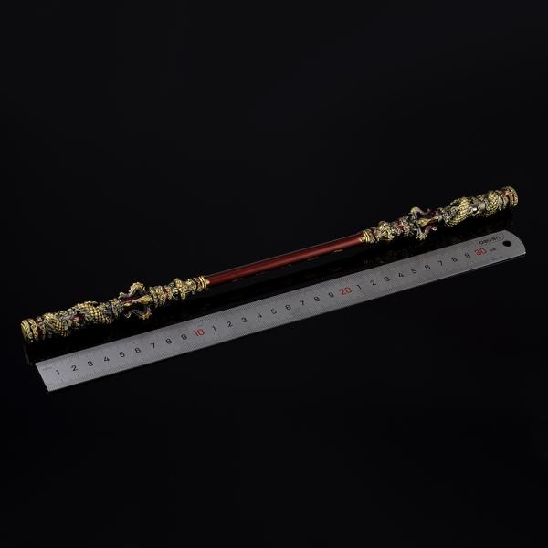 Irregular 35CM Full Metal Craft Monkey King Ruyi Jingu Bang Model for Anniversary