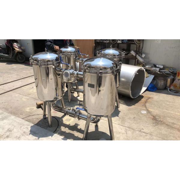 Гигиеническая машина фильтрации нержавеющей стали корпуса фильтра мешка воды съемная