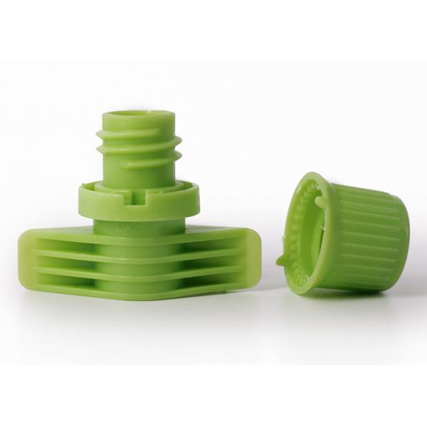 Blue Shiny 9.6mm Doypack Plastic Spout Caps
