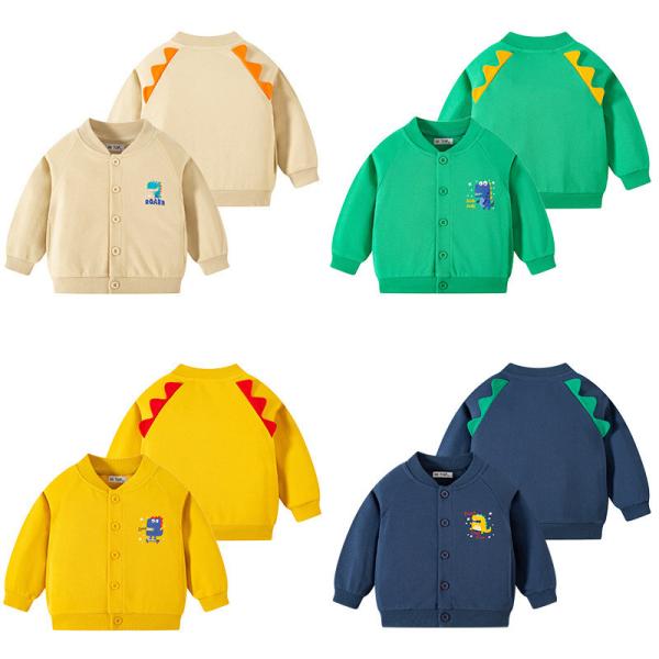 Winter Children'S Clothing Children'S Single Row Jacket Boys Dinosaur Coat