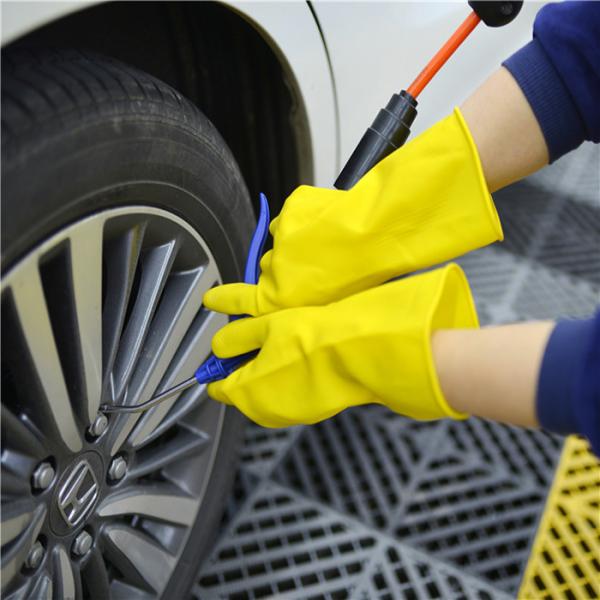 Superior Flexibility Chemical Resistant Latex Gloves  Natural Rubber