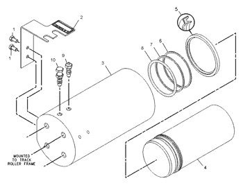 7Y-1258 Engine 2255436 Kit Piston Ring Cylinder Liner 7Y1258 Piston Ring 225-5436