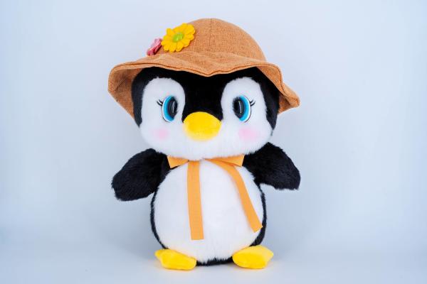 35cm Cute Penguin Shaped Soft Plush Toys Cartoon Stuffed Animal Fun Playing