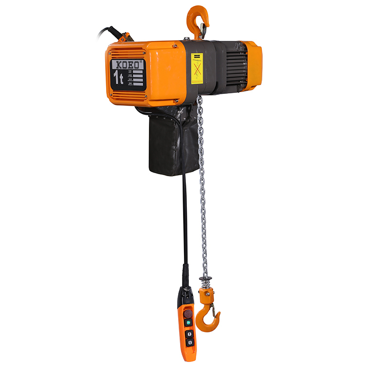Dual Speed Three Phase Electric Hoists Variable Speed Control G80 Chain Lifting
