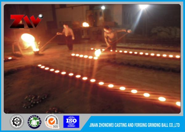 HRC 58-63 12*12mm cast iron steel grinding media balls Of Cement Cr-8