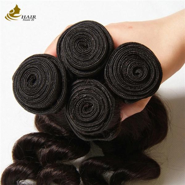 100% Human Virgin Remy Hair Double Drawn Brazilian Hair Extensions Human Hair Weft