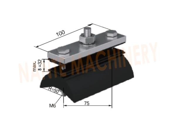 Firm And Flexible Wire Steel Festoon Accessories For Festoon Cable System