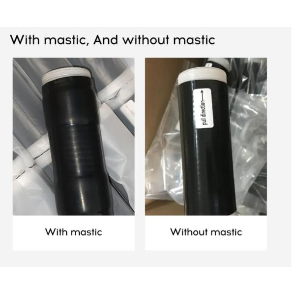 28*110mm Rubber Cold Shrink Tube High Voltage Waterproof Silicone 70mm