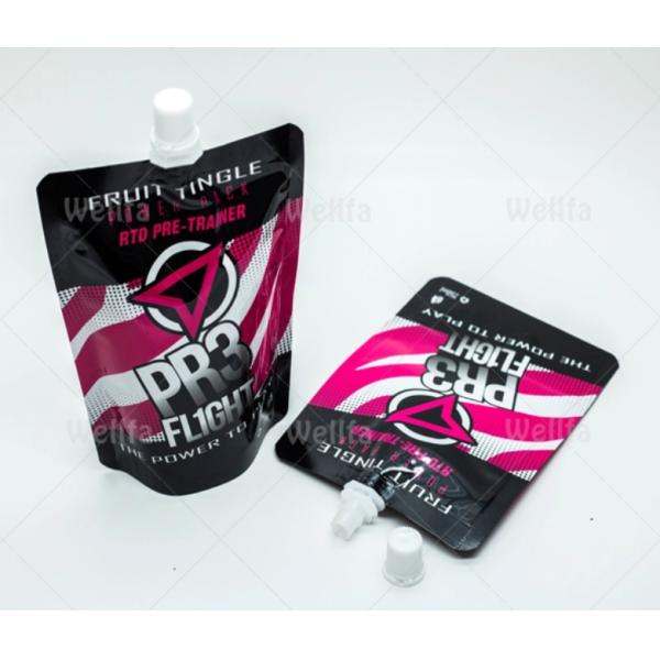 16oz 500ml Suction Nozzle Bag For Shower Gel Packaging Stand Up Spouch Pouch Bags