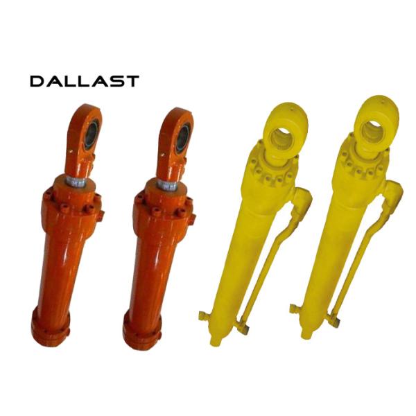 Double Acting Flange High Pressure Hydraulic Cylinder High Tonnage