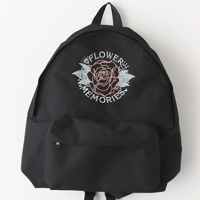 2017 Chinese Rose Embroidery PatternsWaterproof Backpack