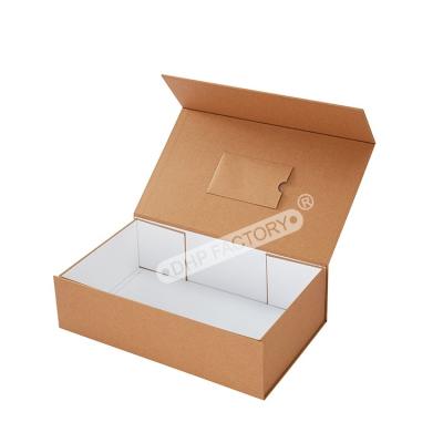 Environmentally friendly Degradable Kraft Paper Magnetic Boxes For Cosmetic